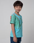 Little M Short Sleeve T-Shirt Print Dino Aplikasi