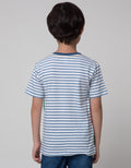 Little M Short Sleeve T-Shirt Print Stripe Animal