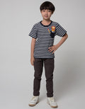 Little M Short Sleeve T-Shirt Stripe Lion