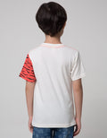 Little M Short Sleeve Tiger Print T-Shirt Application