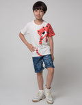 Little M Short Sleeve Tiger Print T-Shirt Application