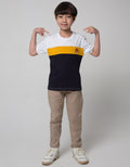 Little M Cut Sewn Tiger Boys T-Shirt