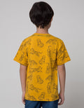 Little M Short Sleeve Tiger Print T-Shirt Casual