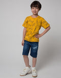 Little M Short Sleeve Tiger Print T-Shirt Casual