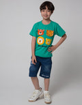 Little M Short Sleeve T-Shirt Animal Chennile Flip Application