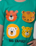 Little M Short Sleeve T-Shirt Animal Chennile Flip Application