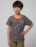 Little M Short Sleeve Tiger T-Shirt Material Yd Pattern