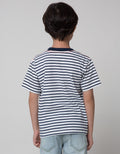 Little M Short Sleeve T-Shirt Print Car Animal Stripe