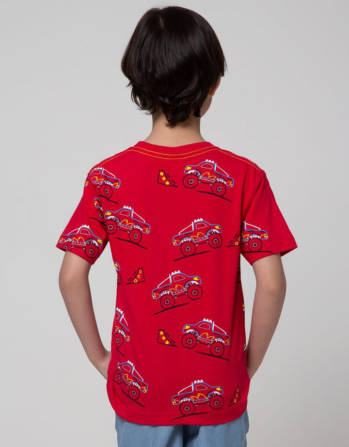 Little M Short Sleeve T-Shirt Print Car