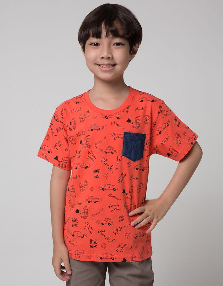 Little M Short Sleeve T-Shirt Car