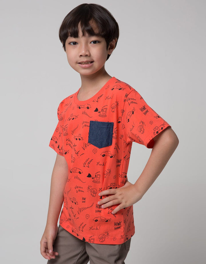 Little M Short Sleeve T-Shirt Car