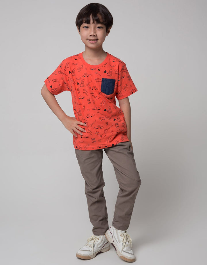 Little M Short Sleeve T-Shirt Car