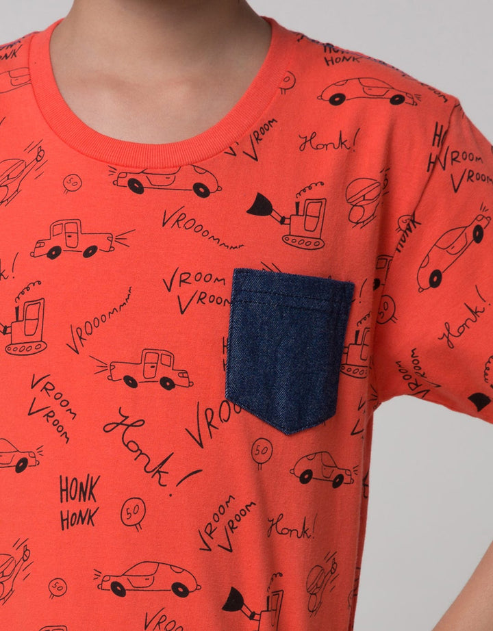 Little M Short Sleeve T-Shirt Car