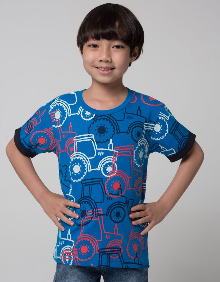 Little M Truck Print Boys T-Shirt