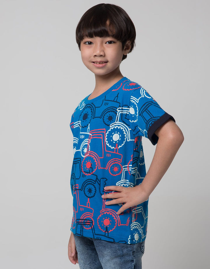 Little M Truck Print Boys T-Shirt