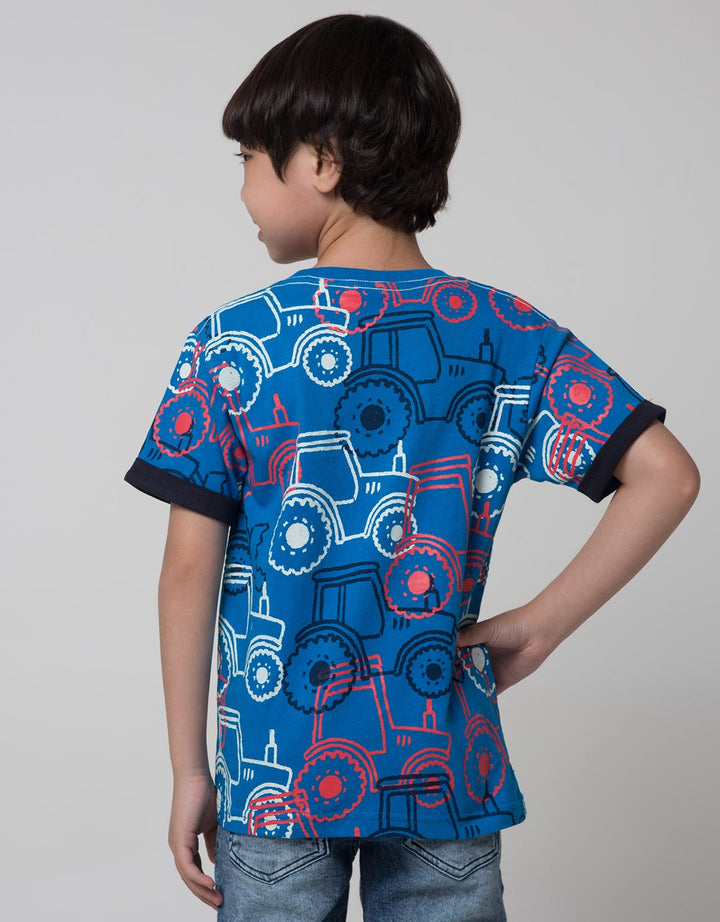 Little M Truck Print Boys T-Shirt