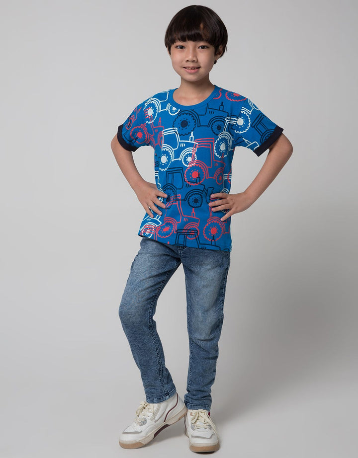 Little M Truck Print Boys T-Shirt