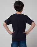 Little M Short Sleeve T-Shirt Print Smile Laugh Play Embroidery