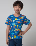 Little M Dino Car Boys T-Shirt
