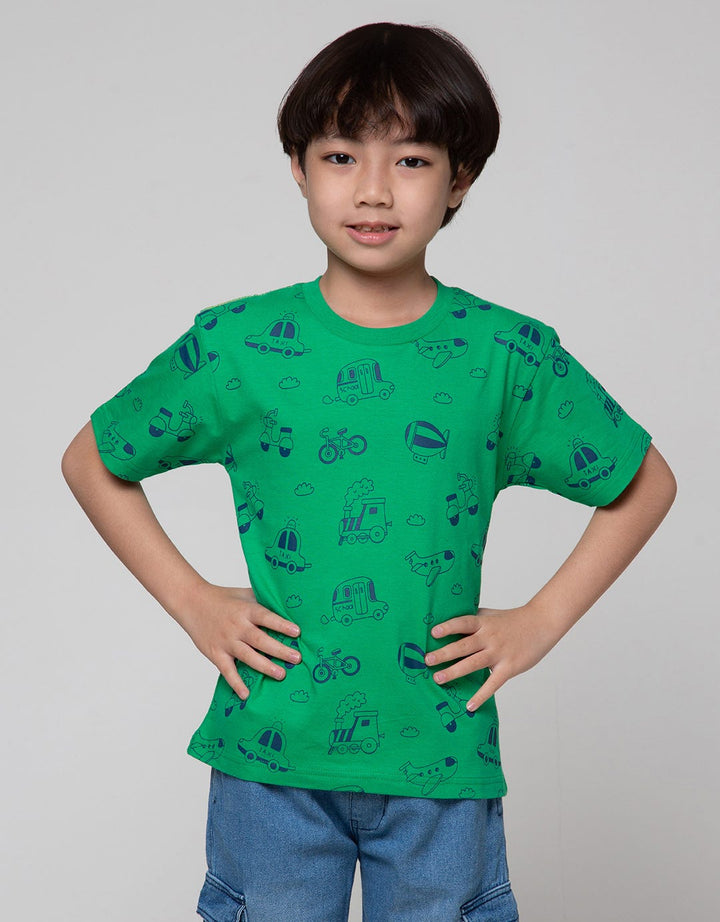 Little M Short Sleeve T-Shirt Print Car