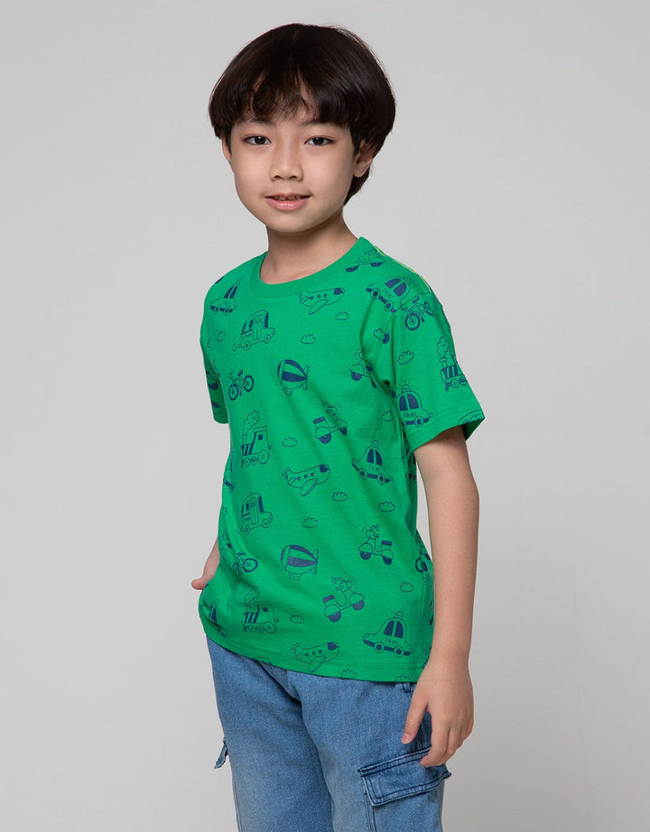 Little M Short Sleeve T-Shirt Print Car