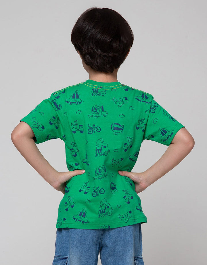 Little M Short Sleeve T-Shirt Print Car