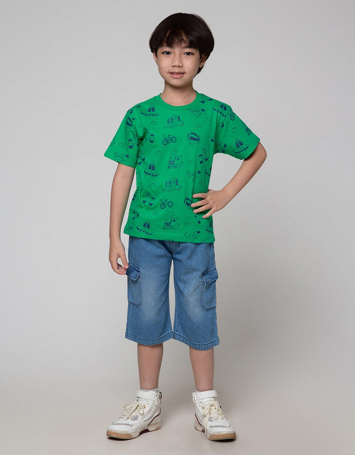 Little M Short Sleeve T-Shirt Print Car
