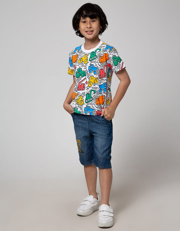 Little M Short Sleeve T-Shirt Car