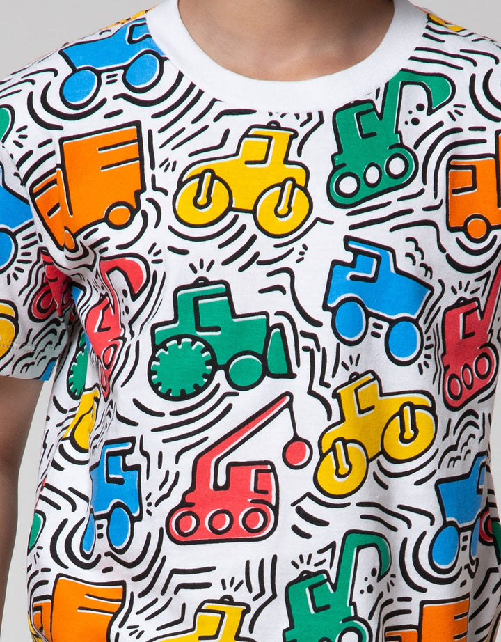 Little M Short Sleeve T-Shirt Car