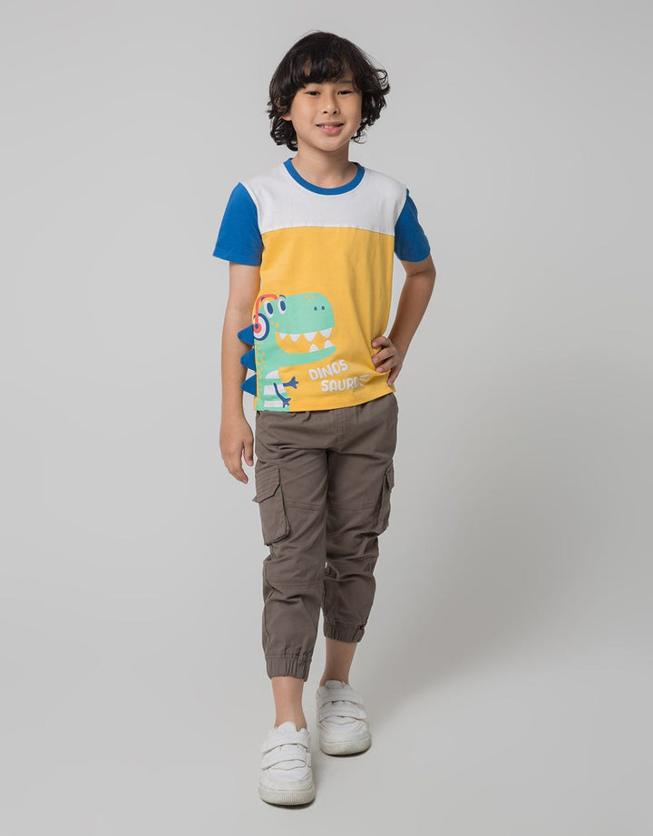 Little M Short Sleeve T-Shirt Cut N Sewn Aplikasi