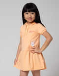 Little M Short Sleeve Midi Dress Kantong Bunny 2 Arbun