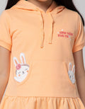 Little M Short Sleeve Midi Dress Kantong Bunny 2 Arbun