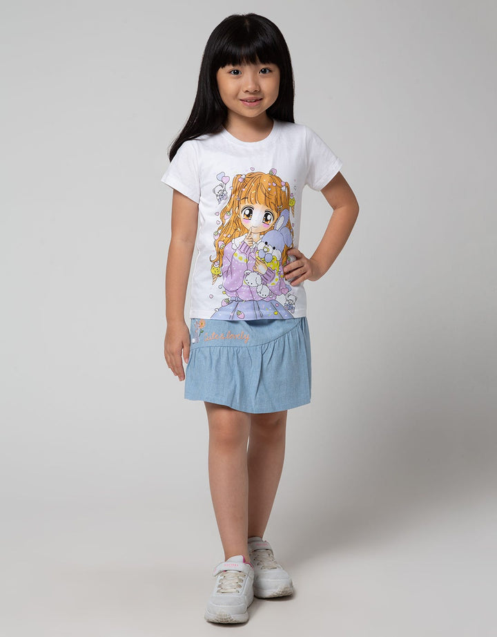 Little M Ruffle Bunny Skort Anak Perempuan