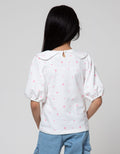 Little M Short Sleeve T-Shirt Full Print Star Super Bunny