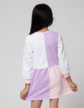 Little M Long Sleeve Midi Dress Half N Half Super Bunny