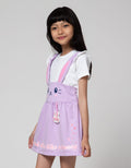 Little M Short Sleeve Midi Dress Overall Super Bunny Big Ear