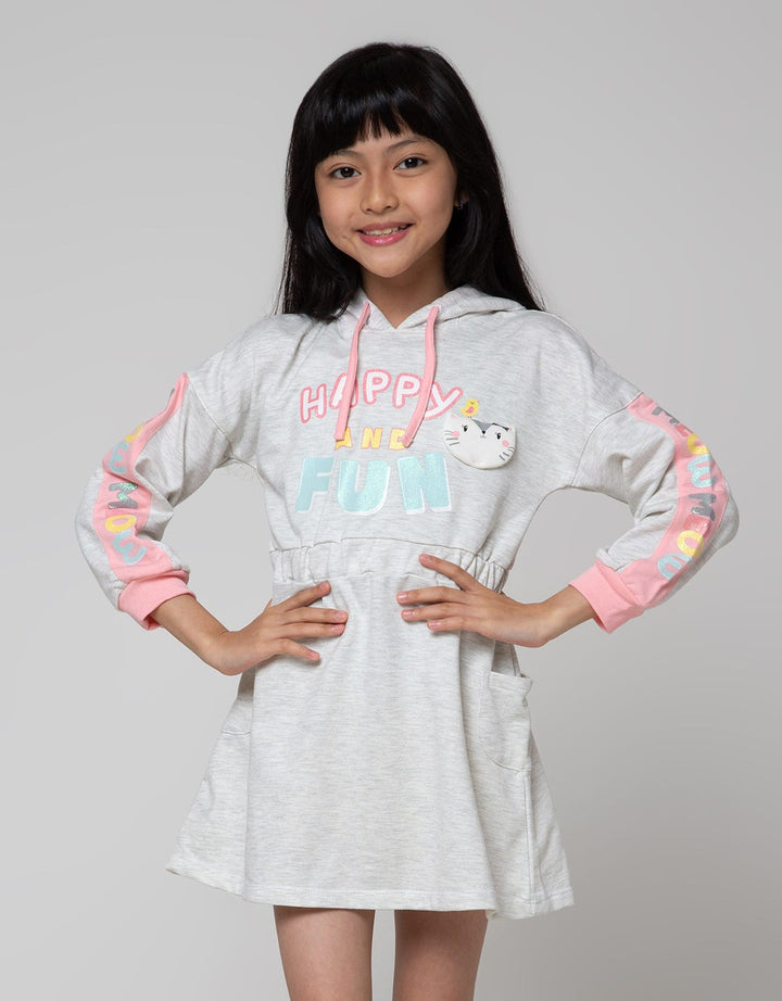 Little M Happy Fun Midi Dress Anak Perempuan