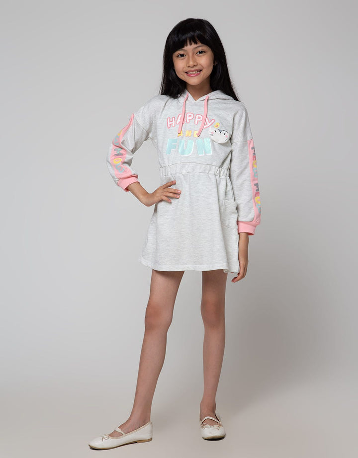 Little M Happy Fun Midi Dress Anak Perempuan