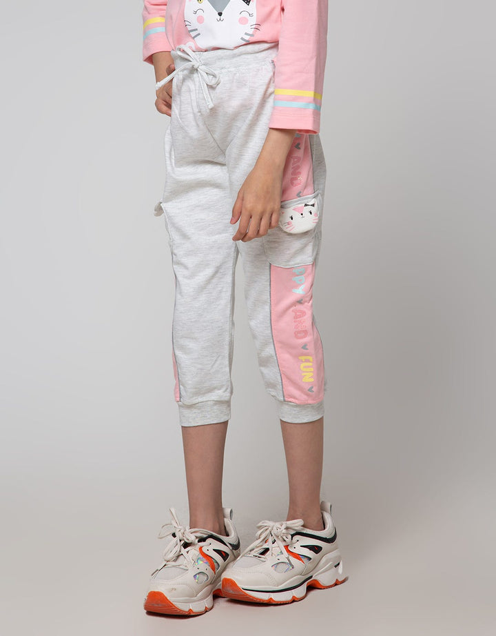 Little M Jogger Crop Celana Anak Perempuan
