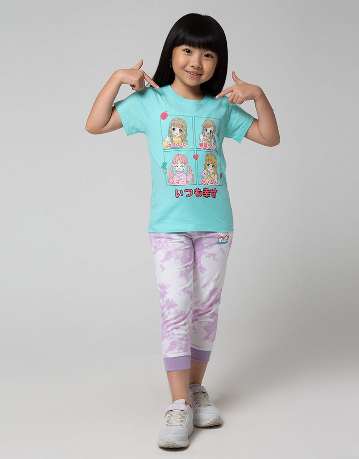 Little M Tie Dye Celana Panjang Anak Perempuan