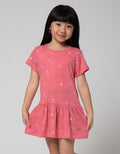 Little M Daily Print Midi Dress for Girls