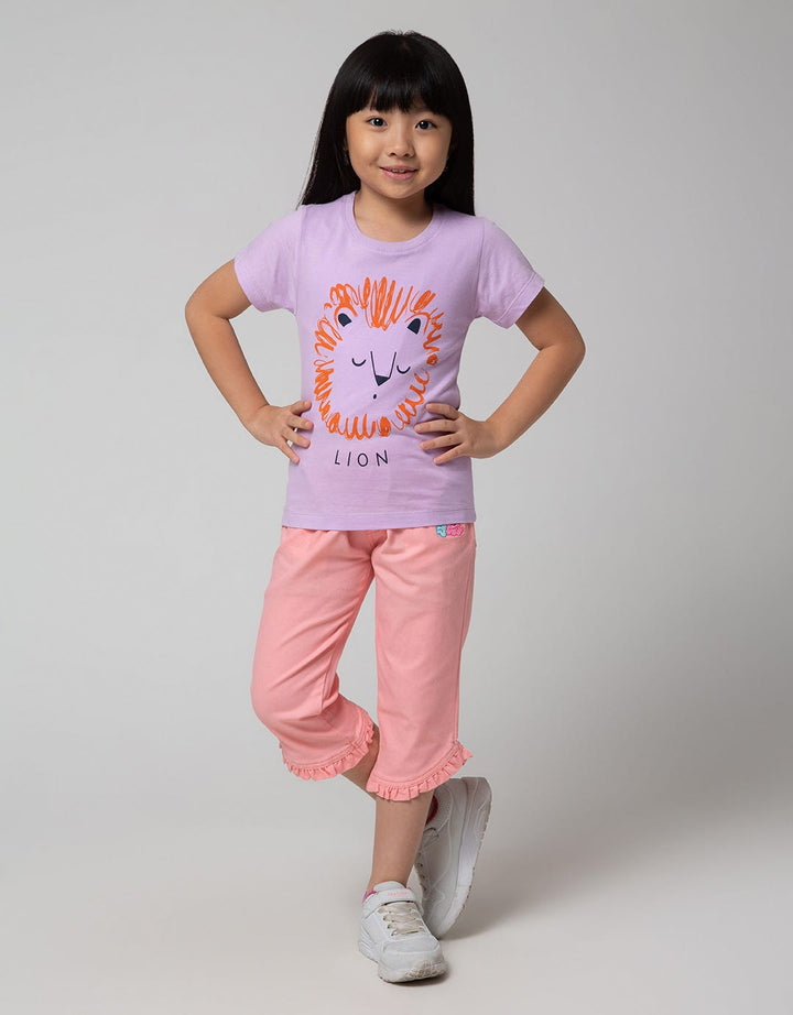 Little M Long Pants Jegging Woven Unicorn 2