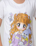 Little M Short Sleeve T-Shirt Anime Girl 1