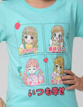 Little M Anime Girl 3 Kaos Anak Perempuan