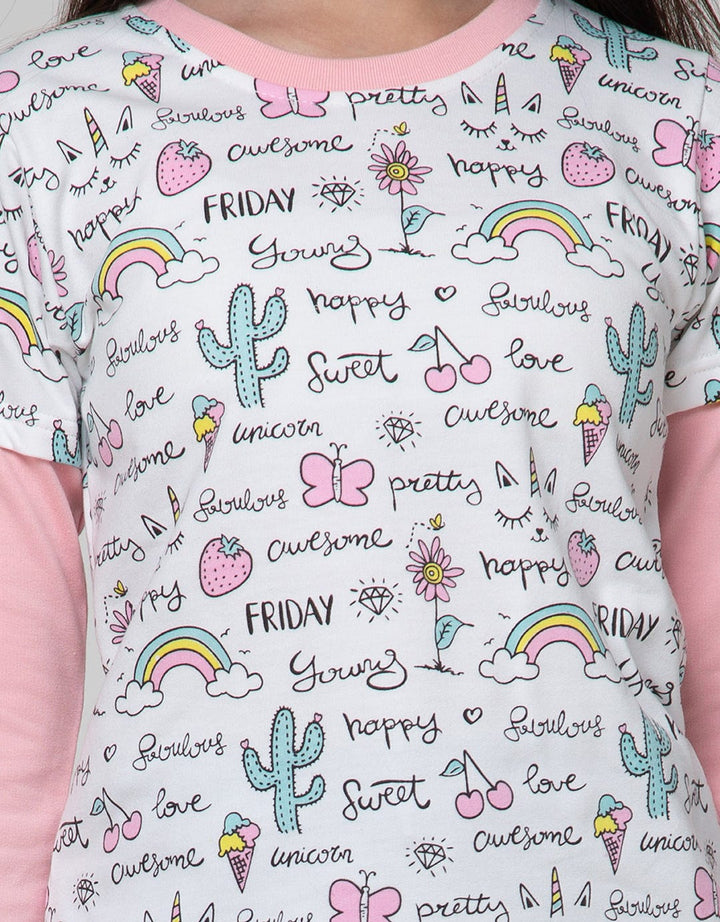 Aero Long Sleeve T-Shirt Full Print Double Sleeve Meowgical