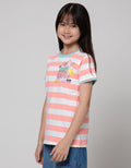 Aero Short Sleeve T-Shirt Full Print Salur Pink Meowgical