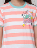 Aero Short Sleeve T-Shirt Full Print Salur Pink Meowgical