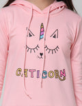 Aero Long Sleeve Midi Dress Hoody Meowgical