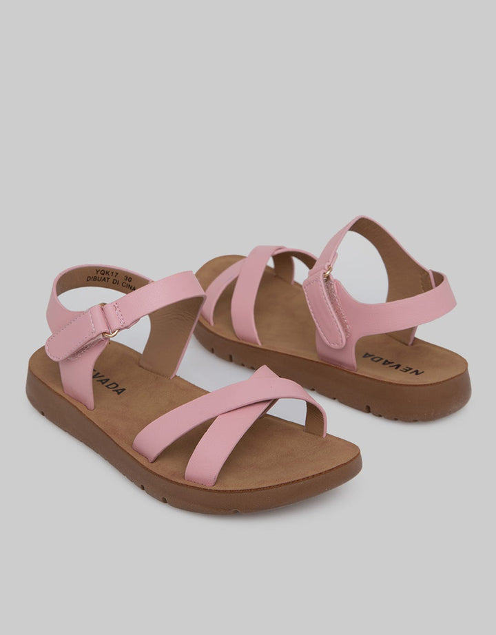 Nevada Ankle Strap Sandals With Velcro