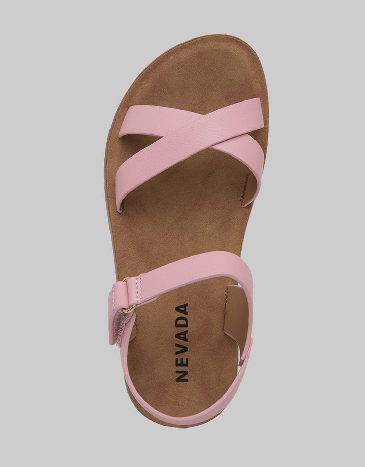 Nevada Ankle Strap Sandals With Velcro